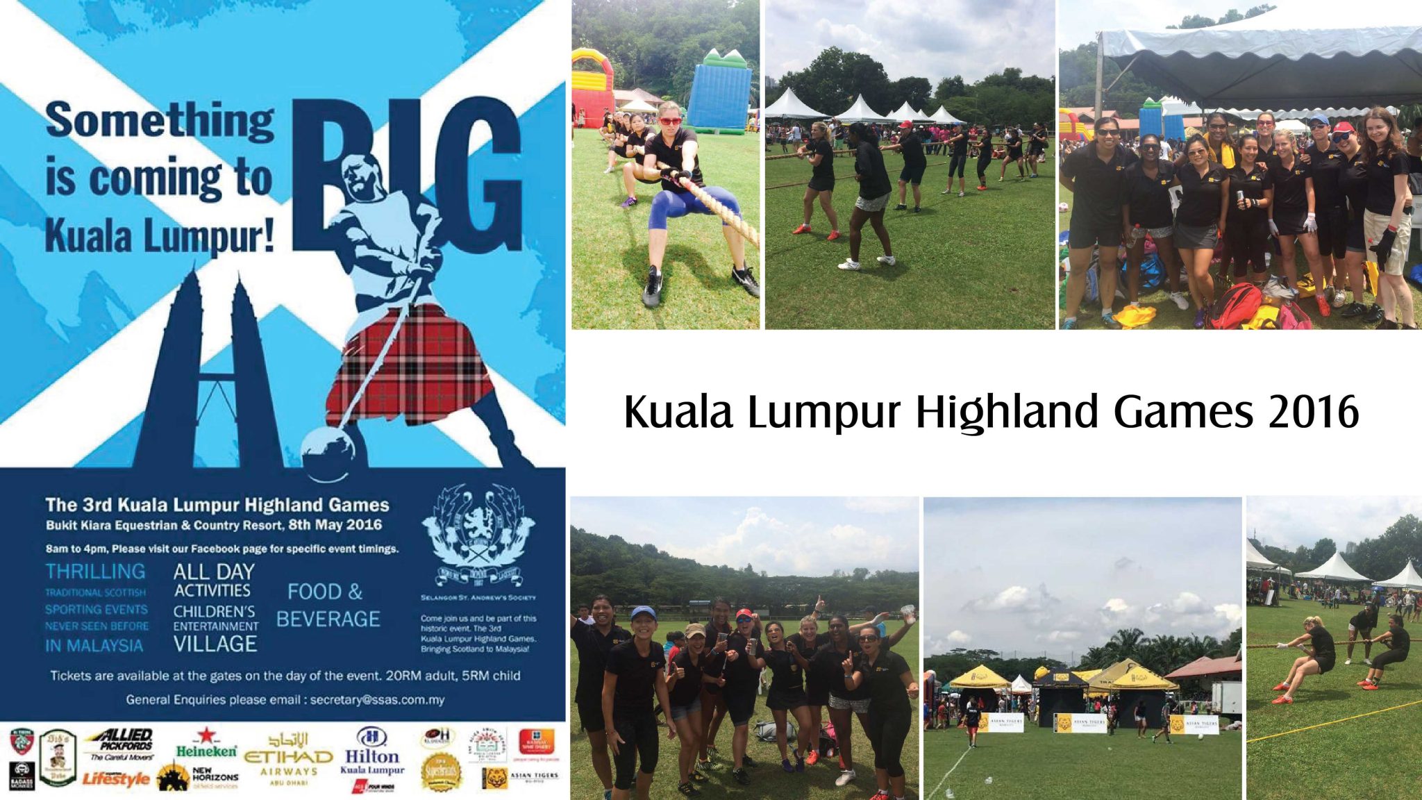 Asian Tigers Malaysia sponsors Kuala Lumpur Highland Games 2016