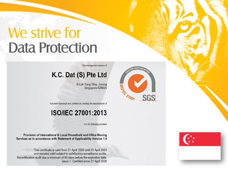 Asian Tigers Singapore is Now ISO/IEC 27001:2013 Certified for YOU!