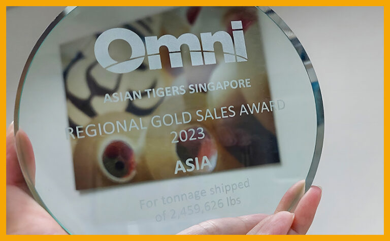 Asian Tigers Singapore Wins the OMNI Regional Gold Sales Award 2023